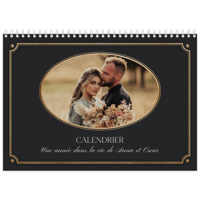 Calendrier photo A4 double (30 x 40 cm) — Classique vintage [couverture]