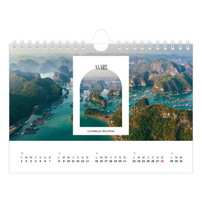 Calendrier photo A5 — L'arche ouverte [Mars]