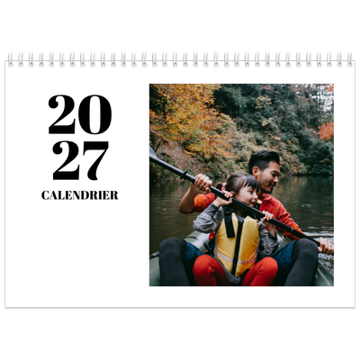 Calendrier photo A4 double (30 x 40 cm) — Sérif et moments [couverture]