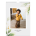 Calendrier photo A4 (20 x 30 cm) — Éclaboussure florale [couverture]