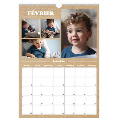 A3 Calendrier annuel — Chronique de l'année [Février]