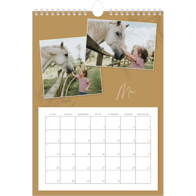 Calendrier photo A4 (20 x 30 cm) — Terre à terre [couverture]