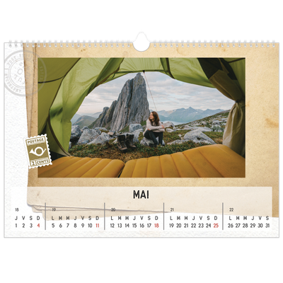 Calendrier photo A3 — Parts unknown [couverture]