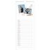 Calendrier mural long  — Esprit scrapbook [Février]
