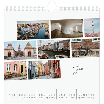 Calendrier photo carré — Escapade citadine