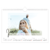 Calendrier photo A4 — Cadre clair [Janvier]