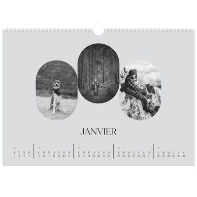 Calendrier photo A3 — Sur la route [Janvier]