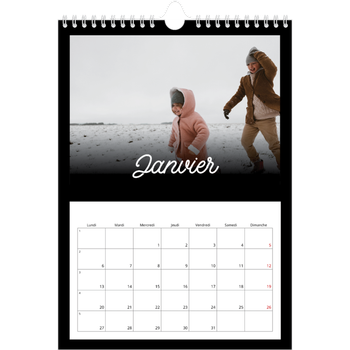 Calendrier photo A4 — Diapositive