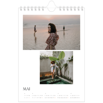 Calendrier photo A5 — Surf & couchers de soleil [couverture]
