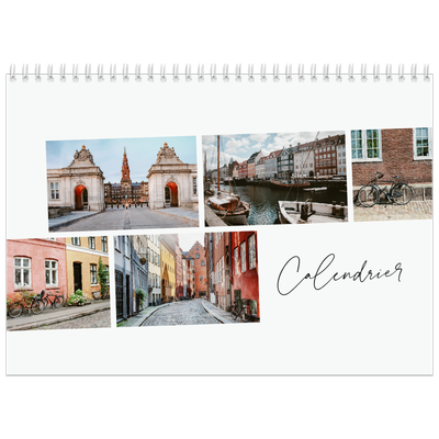Calendrier photo A4 double (30 x 40 cm) — Escapade citadine [couverture]