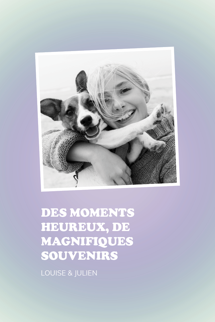 Faire-part & Cartes — Bonheur violet