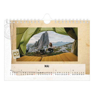 Calendrier photo A5 — Parts unknown [couverture]