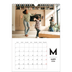 Calendrier photo A4 (20 x 30 cm) — Projecteur sur les lettres [Mars]