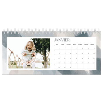 Calendrier de bureau — Effet pinceau