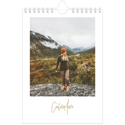 Calendrier photo A5 — Manuscrit [couverture]
