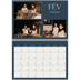Calendrier photo A4 double (30 x 40 cm) — Ardoise et sérifs [Février]