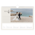 Calendrier photo A4 — Initiales fleuries [Janvier]