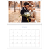Calendrier photo A4 double (30 x 40 cm) — Classique cobalt [Février]