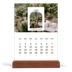 Calendrier de bureau support bois - portrait  — L'arche ouverte [Février]