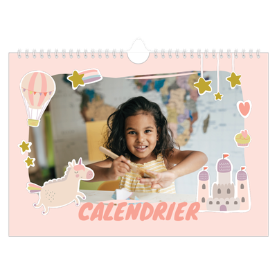 Calendrier photo A4 — Licorne magique [couverture]
