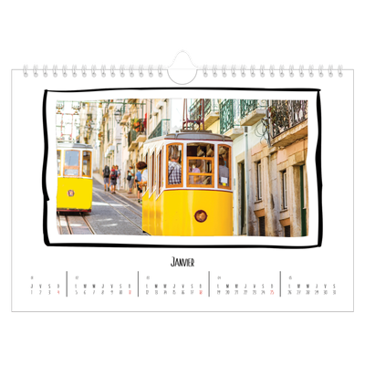 Calendrier photo A4 — Instants d'album photo [Janvier]