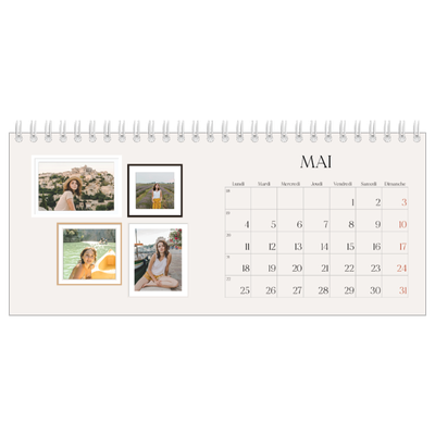 Calendrier de bureau — Galerie de mur photo [couverture]