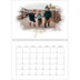 Calendrier photo A4 double (30 x 40 cm) — Effet photo [Janvier]