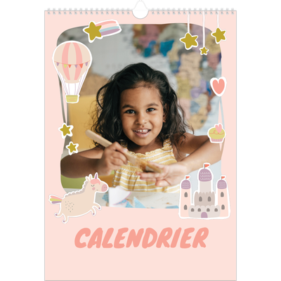 A3 Calendrier annuel — Licorne magique [couverture]