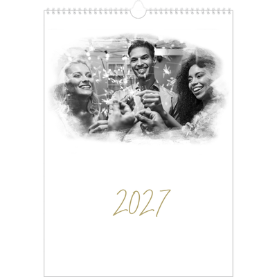 A3 Calendrier annuel — Effet photo [couverture]