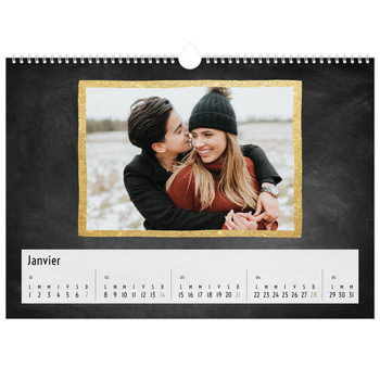 Calendrier photo A3 — Paillete et ardoise