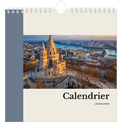 Calendriers annuels carré — Vues du monde [couverture]