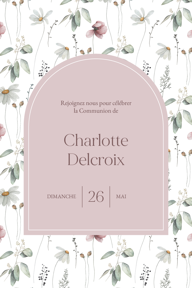 Cartons d'invitation — Jolis brins