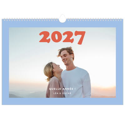 Calendrier photo A3 — Cadres rétro [couverture]