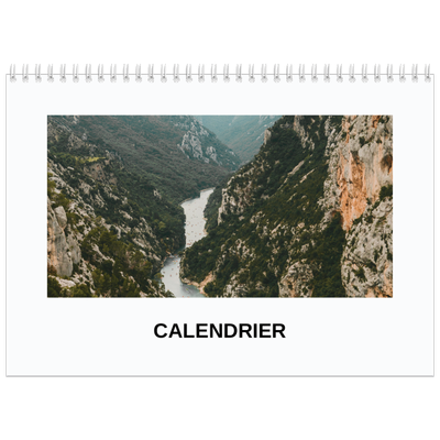Calendrier photo A4 double (30 x 40 cm) — Simple photo [couverture]