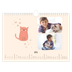 Calendrier photo A4 — Pattes de chat et gribouillis [Avril]