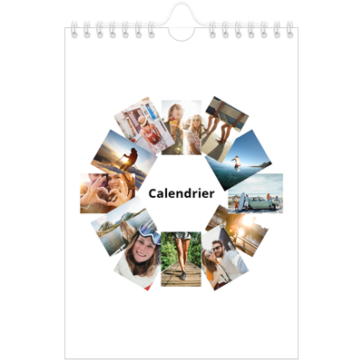 Calendrier photo A5 — Diaporama asymétrique [couverture]