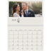 Calendrier photo A4 double (30 x 40 cm) — Initiales fleuries [Avril]