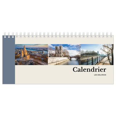 Calendrier de bureau — Vues du monde [couverture]