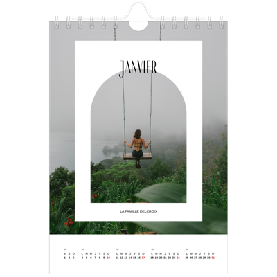 Calendrier photo A5 — L'arche ouverte [Janvier]