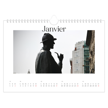 Calendrier photo A4 — Mon carnet de voyage