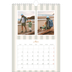 Calendrier photo A4 (20 x 30 cm) — Lettrages et rayures [Mars]