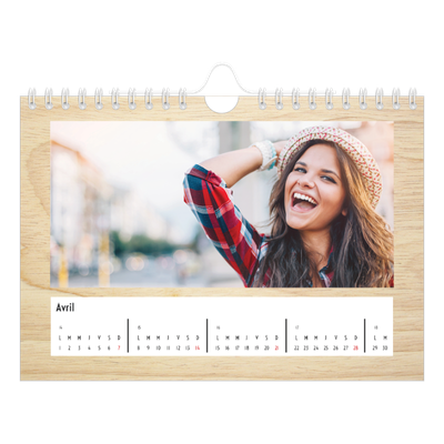 Calendrier photo A5 — Rustique [Avril]