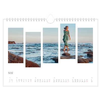 Calendrier photo A4 — Fragments de voyage [Mai]