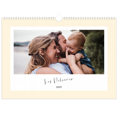 Calendrier photo A3 — Agenda moderne - Famille de 5 [couverture]