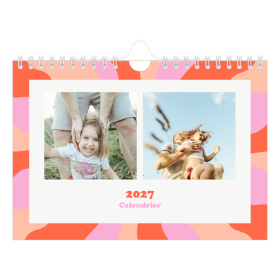 Calendrier photo A5 — Jeu de motifs [couverture]