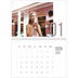 Calendrier photo A4 double (30 x 40 cm) — Numéros mensuels [Janvier]