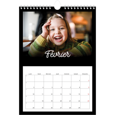 Calendrier photo A4 (20 x 30 cm) — Diapositive [Février]