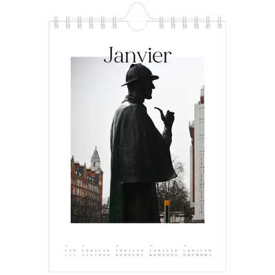 Calendrier photo A5 — Mon carnet de voyage [Janvier]