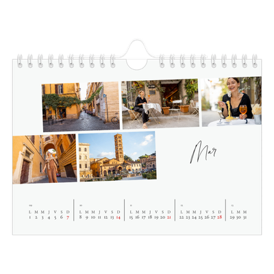 Calendrier photo A5 — Escapade citadine [Mars]