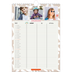 Calendrier familial A4 — Agenda rustique - Famille de 3 [couverture]
